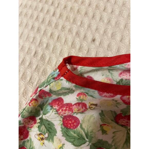 Ashley Taylor Intimates Plus Strawberry Print Button Up Mumu Nightgown Size 1X - Picture 4 of 14